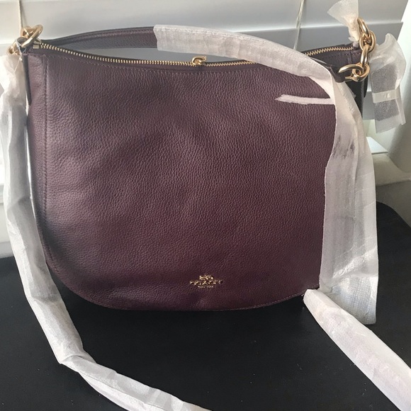 Coach Handbags - NWT Coach Purse Maroon Purple